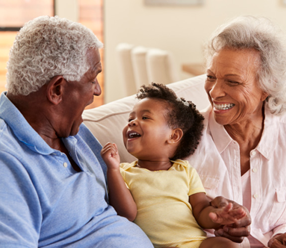 Older couple dedicated to dental implant care in Franklin Park